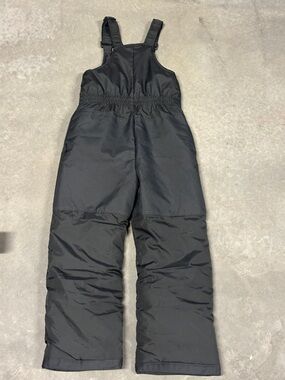 Dark grey Kids Snow Bib Overalls - Insulated Winter Pants